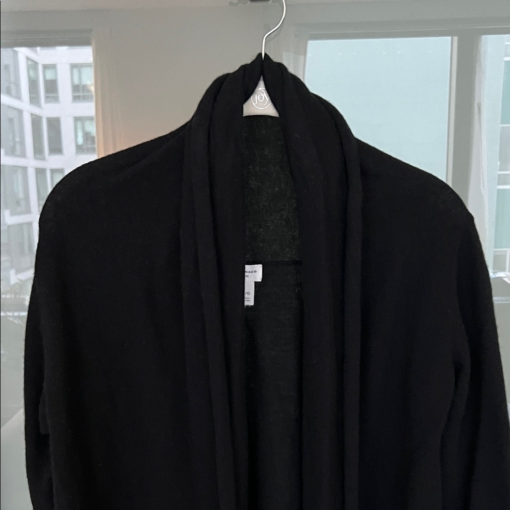 Club Monaco Black Cashmere Cardigan Sweater